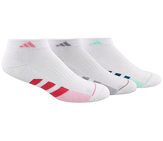 adidas Women's Cushioned II 3-Pack Low Cut (W