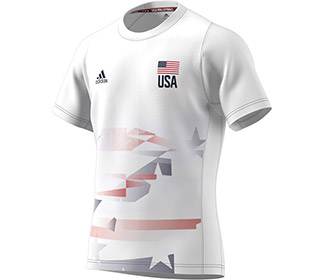 adidas USA Replica Tee Primeblue (M)
