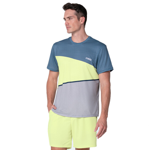 K-Swiss Tempered Short Sleeve (M) (Peacoat/Grey)