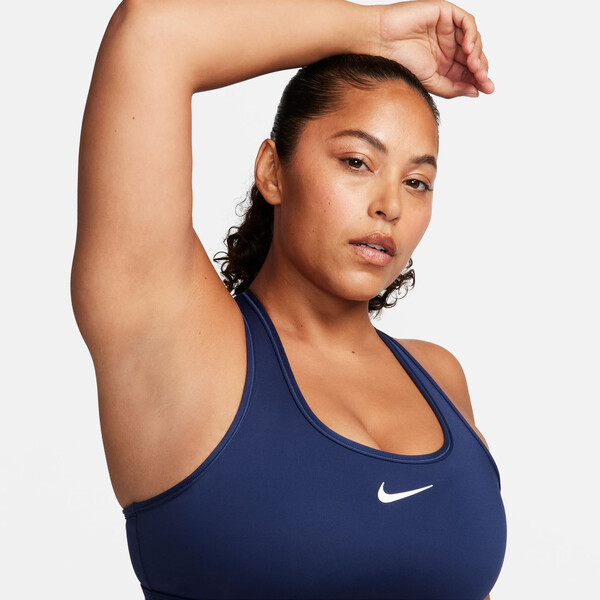 Nike Swoosh Medium Support Bra (W) (Midnight Navy)