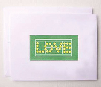 Note Cards "40-Love" (10x)