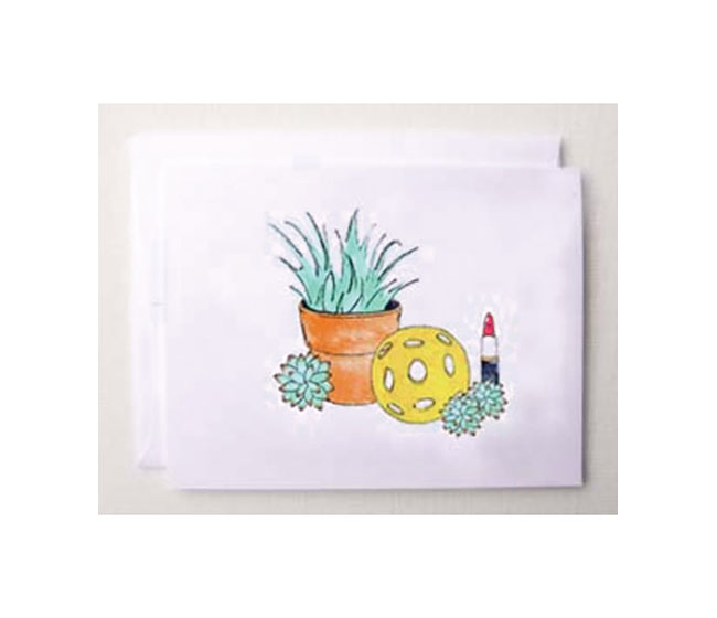 Note Cards "Drop Shot Diva" (10x)