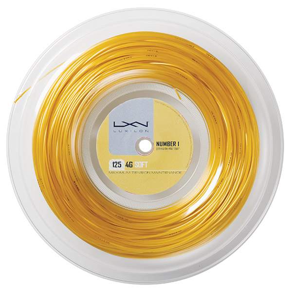 Luxilon 4G Soft 125 16L Reel 660' (Gold)