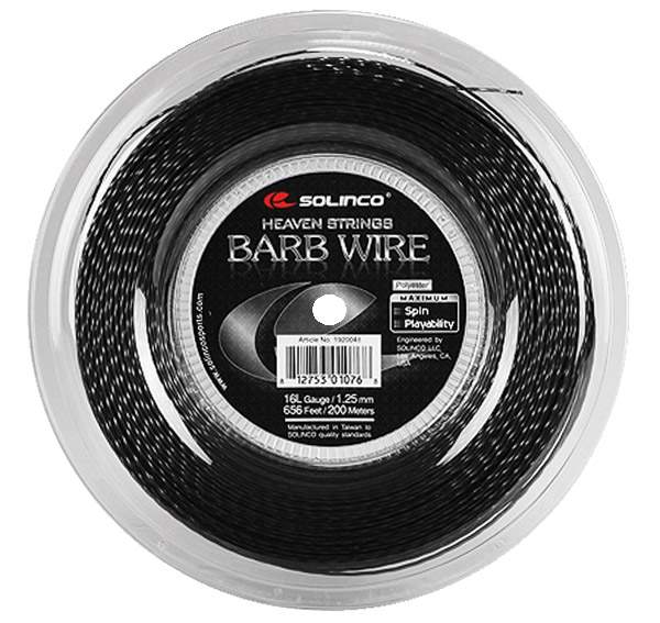 Solinco Barb Wire Reel 656' (Black)