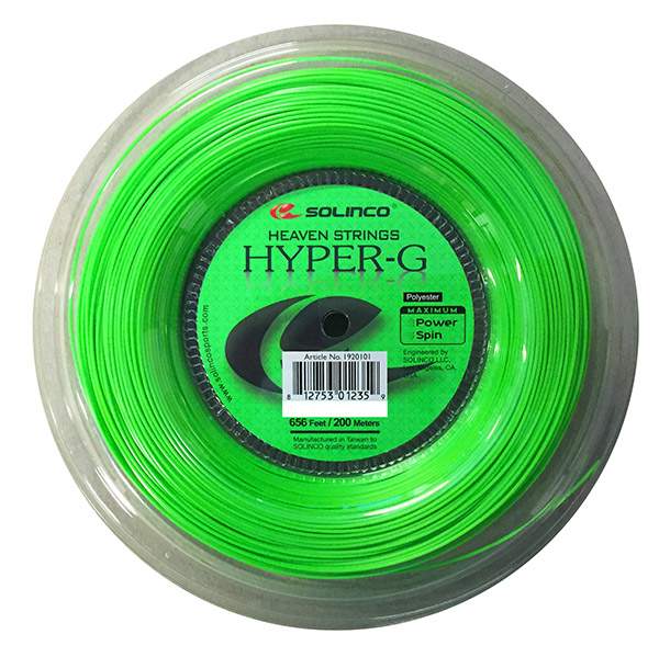 Solinco Hyper-G Reel 656' (Lime)