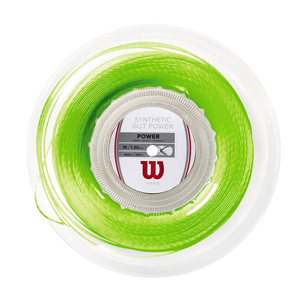 Wilson Synthetic Gut Power 16g Reel 660' (Lime Green)