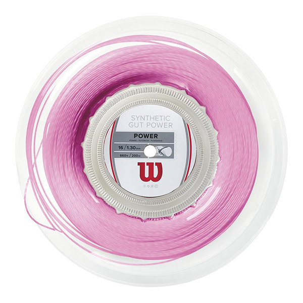Wilson Synthetic Gut Power 16g Reel 660' (Pink)