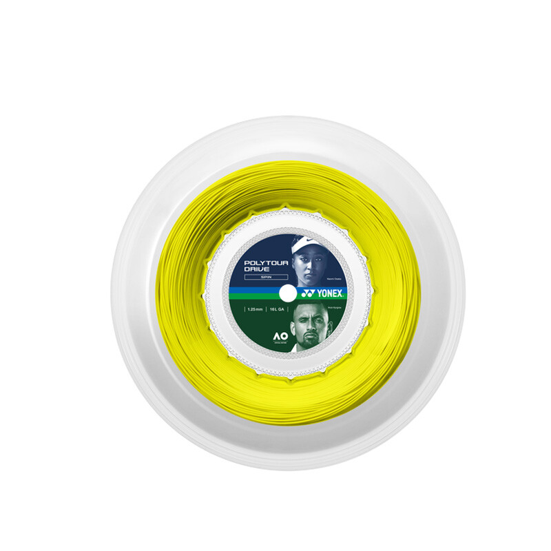 Yonex Polytour Drive 125 16L Reel 656' (Yellow)