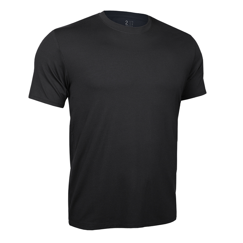 2UNDR Crew Neck Tee Shirt (Black)