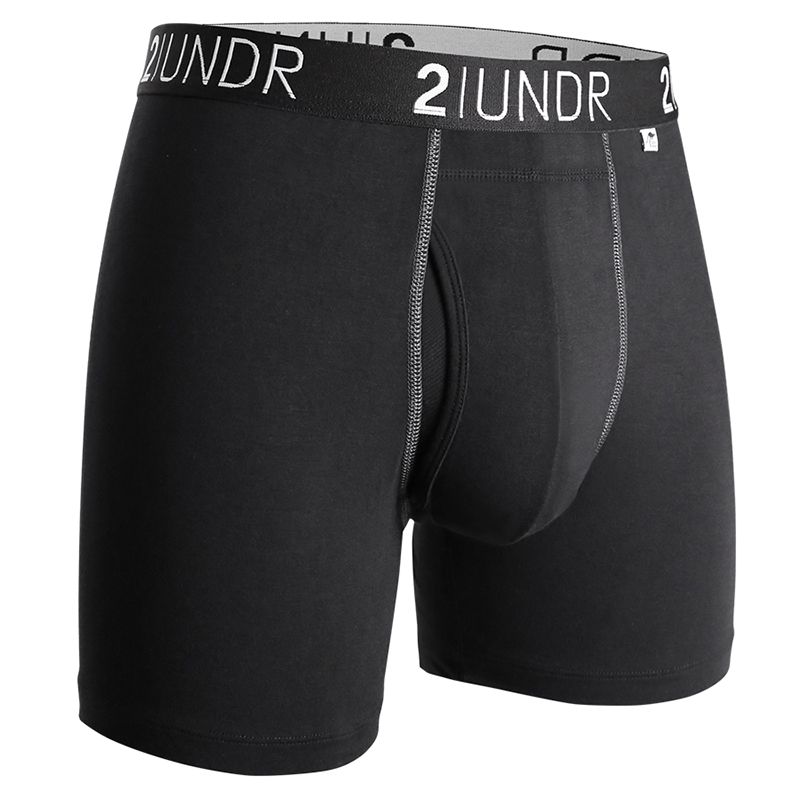 2UNDR Swing Shift Boxer Brief (Black)