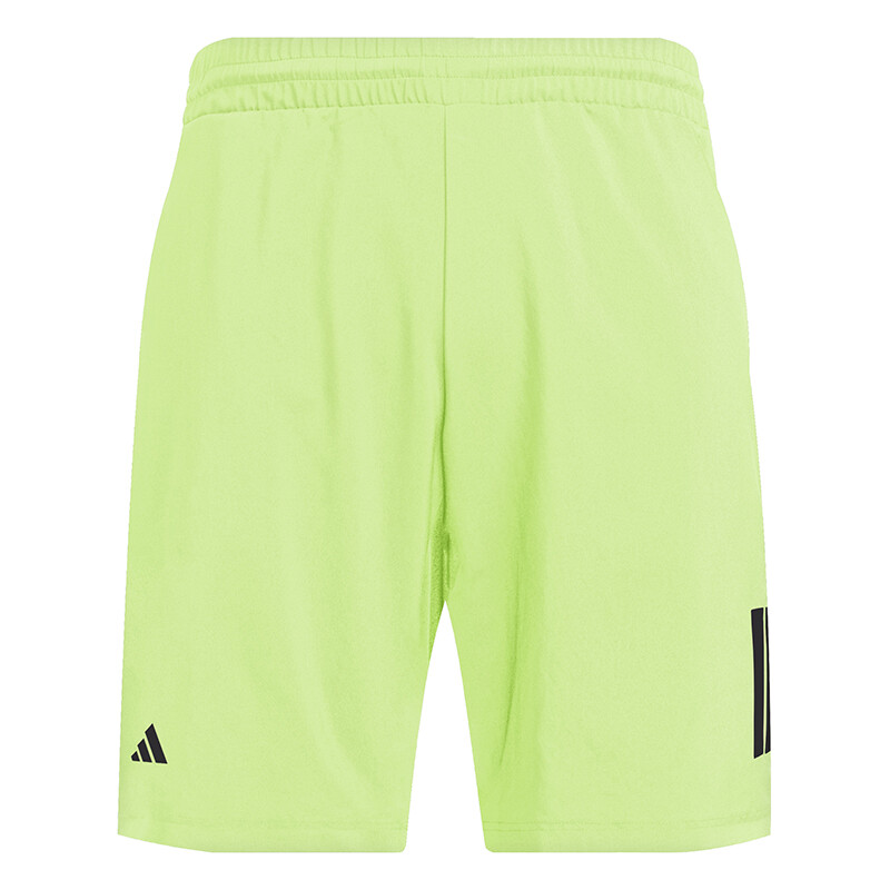adidas Boys' Club 3 Stripes Short (Lucid Lemon)