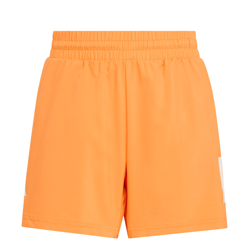 adidas Boys' Club 3 Stripes Short (Pure Orange)