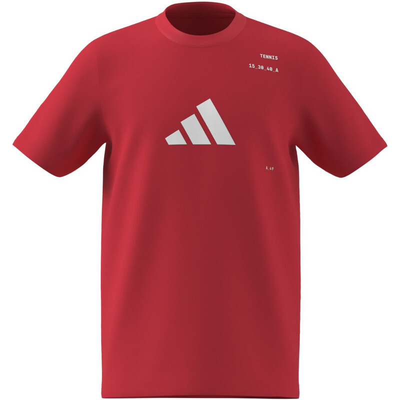 adidas Kids' Tennis Category Graphic Tee (Red)