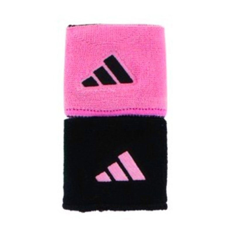 adidas Interval Small Reversible 2.0 Wristbands (Shock Pink)