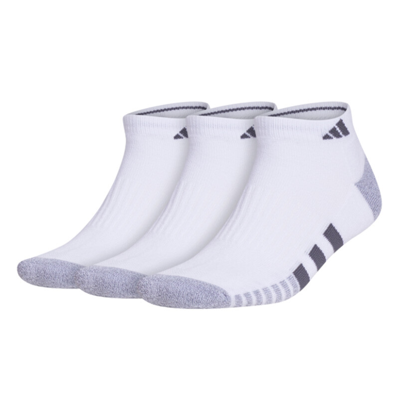 adidas Men's Cushioned 3.0 Low Cut 3-Pack (White)