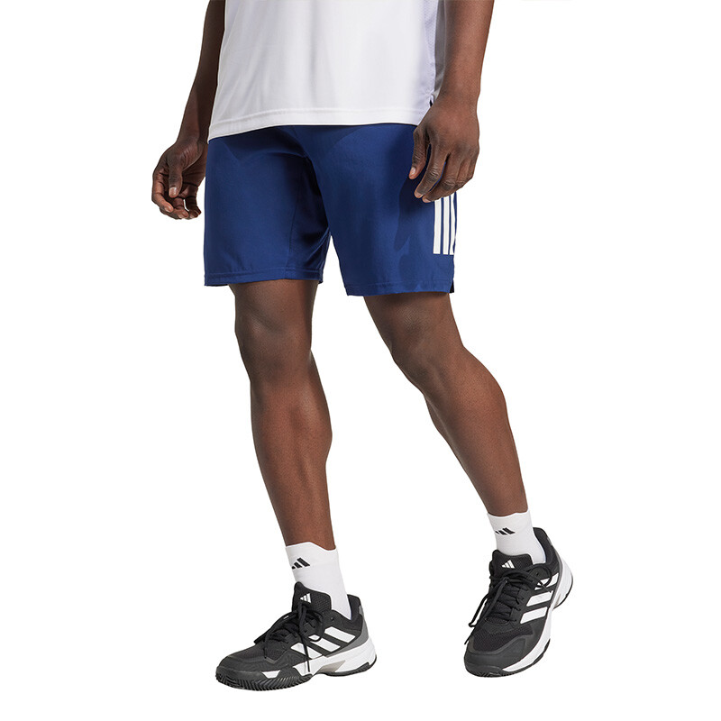 adidas Club 3 Stripes 7" Short (M) (Dark Blue)