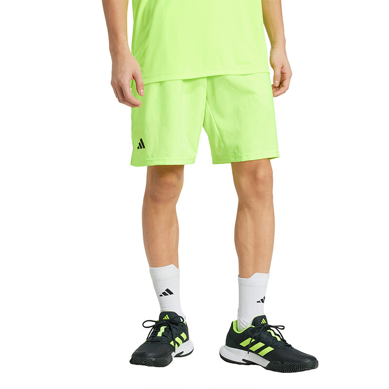 adidas Club 3 Stripes 7" Short (M) (Lucid Lemon)