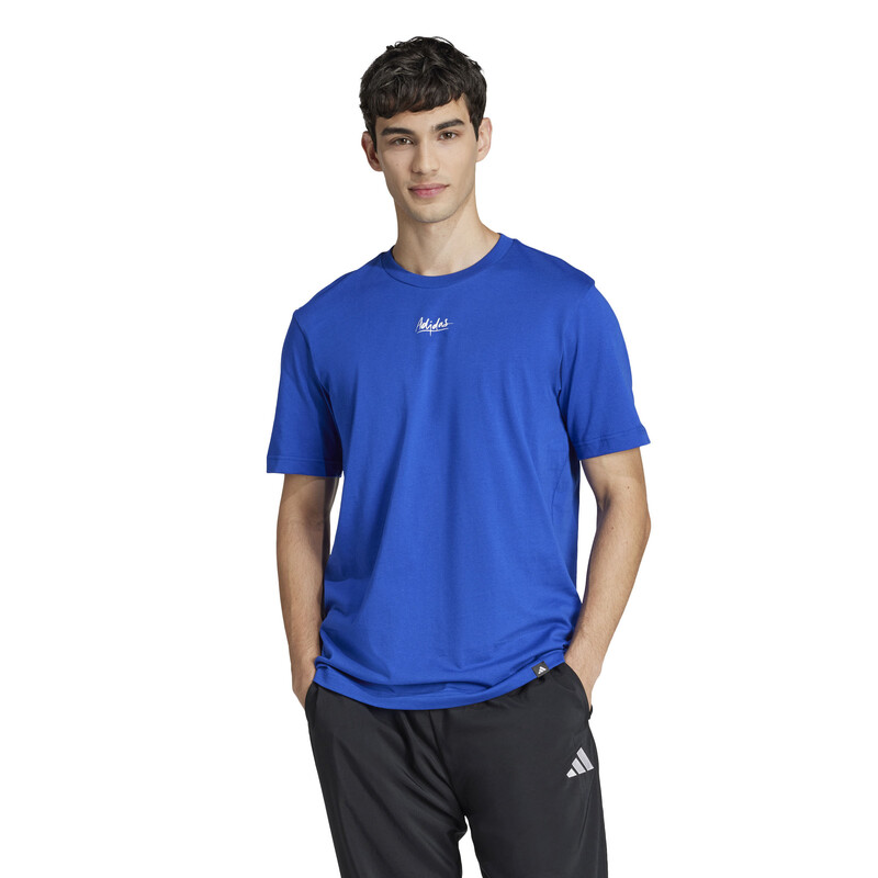 adidas Lounge Still Life Lemons Tee (M) (Royal)