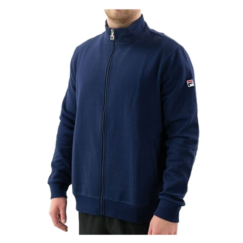 FILA Essentials Match Fleece Full Zip Jacket (M) (Navy)