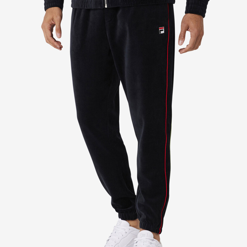 FILA Deverall Velour Pant (M) (Black)