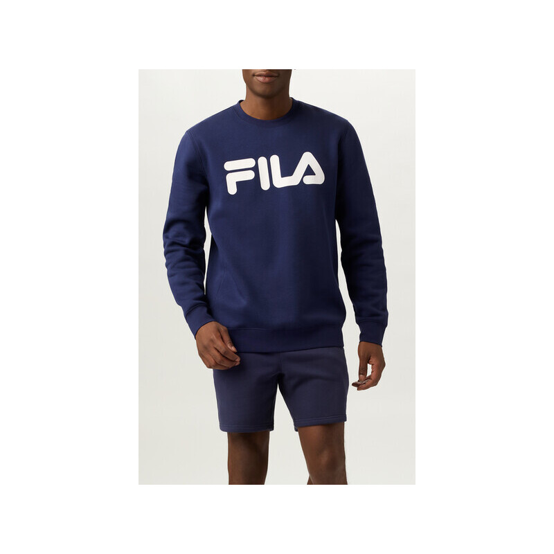 FILA Sportstyle Linear Logo Long Sleeve Crew (M) (Navy)