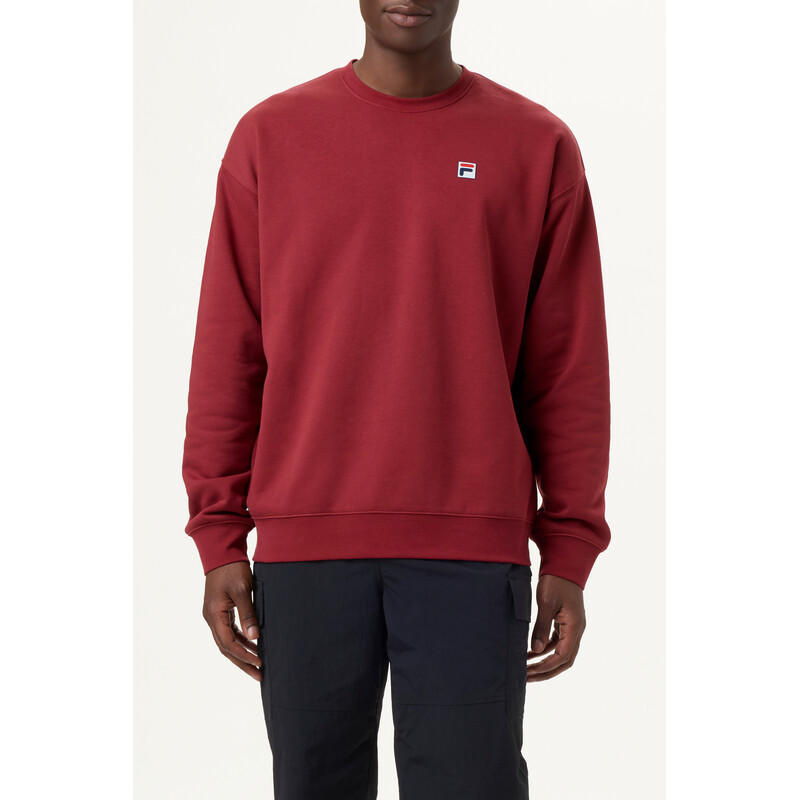 FILA Classic Relaxed Sweatshirt (Tibetan Red)