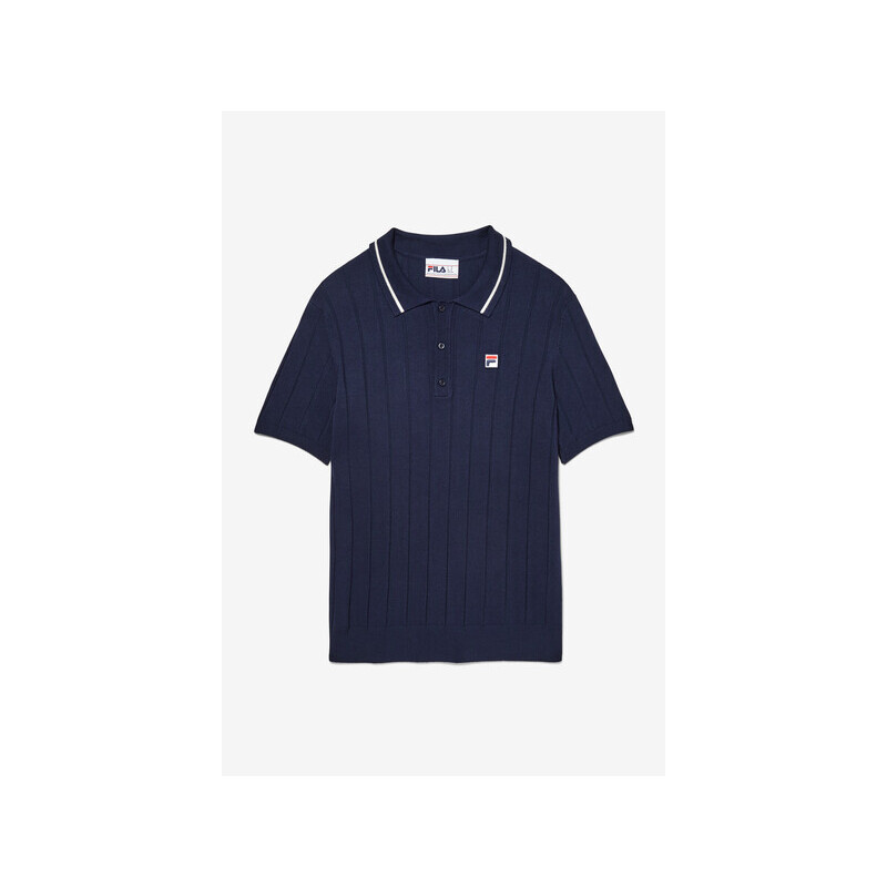 FILA Palm Springs Knitted Polo (M) (Navy)