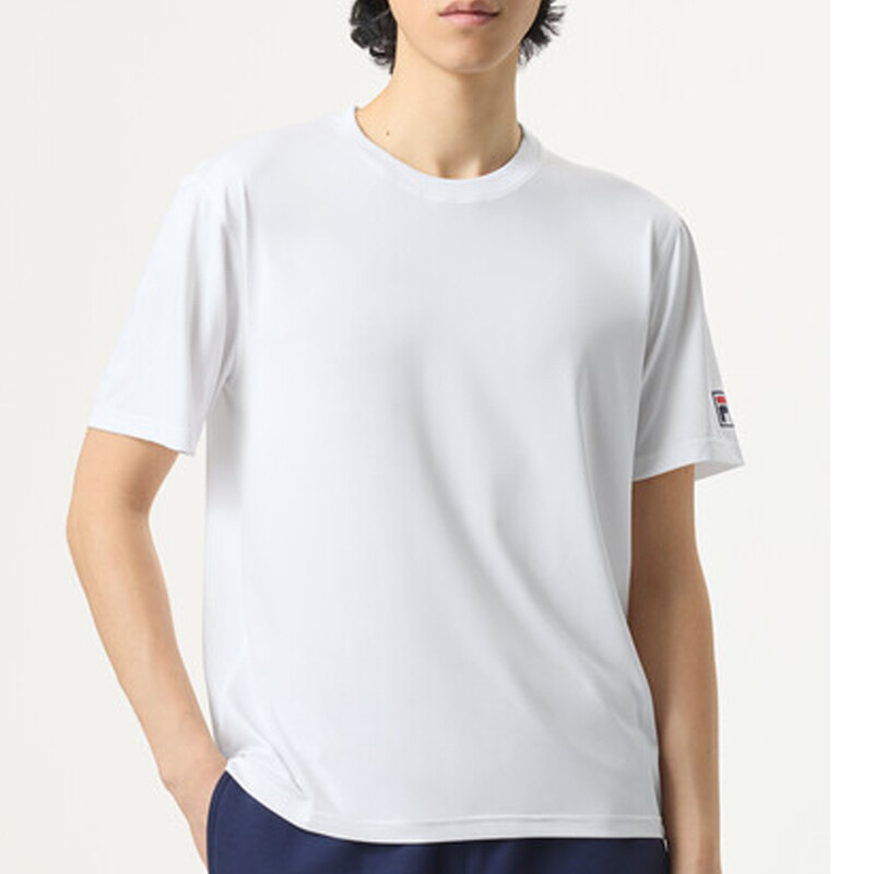 FILA Short Sleeve Crew (M) (White)