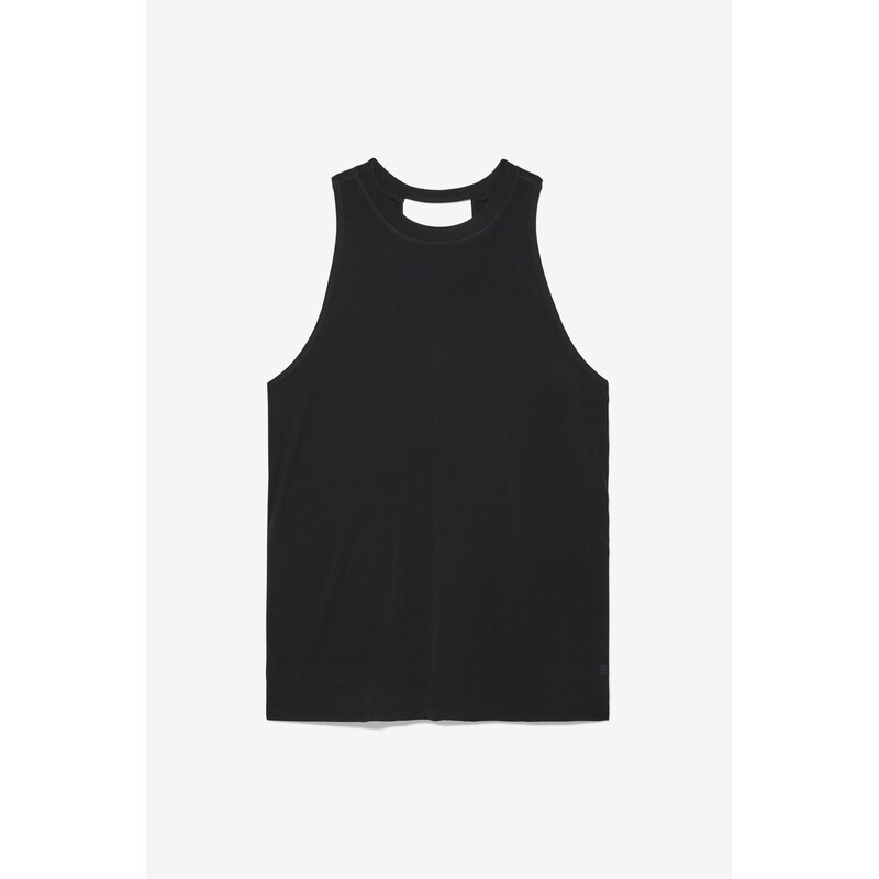 FILA Fi-Lux Open Back Tank Top (W) (Black)