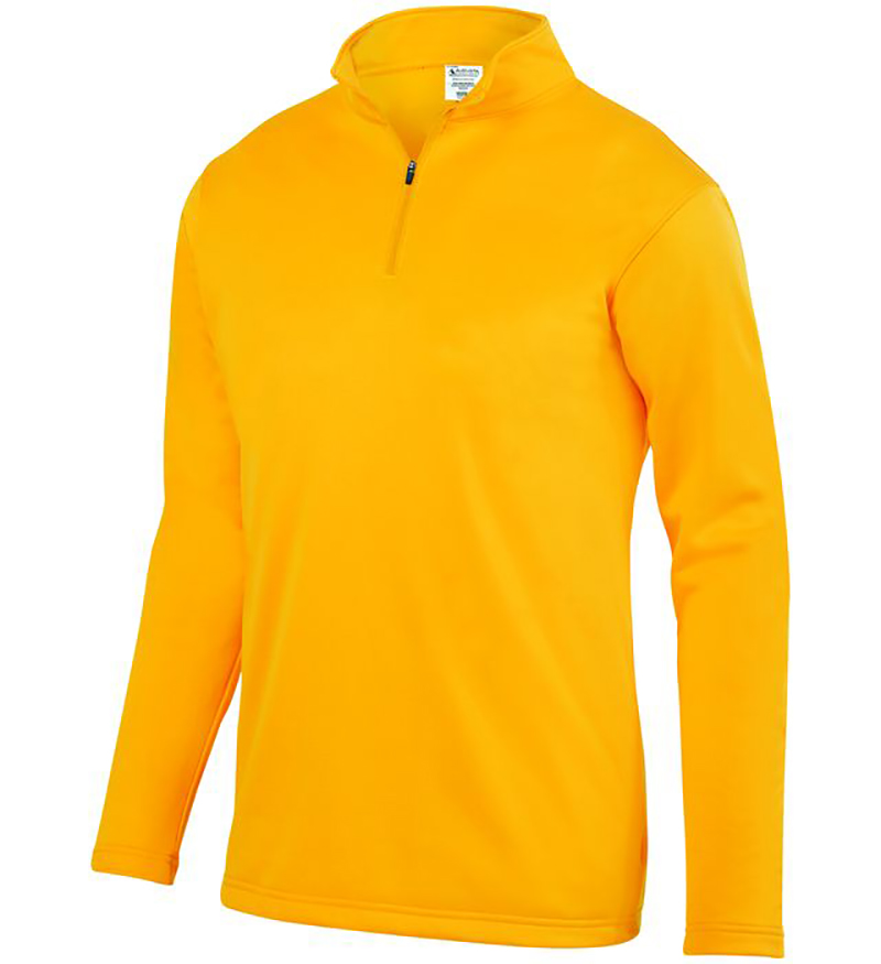 Augusta Wicking Fleece 1/4 Zip Pullover (M) (Gold)