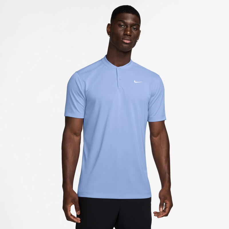 Nike Court Dri-FIT Blade Solid Polo (M) (Aluminum)