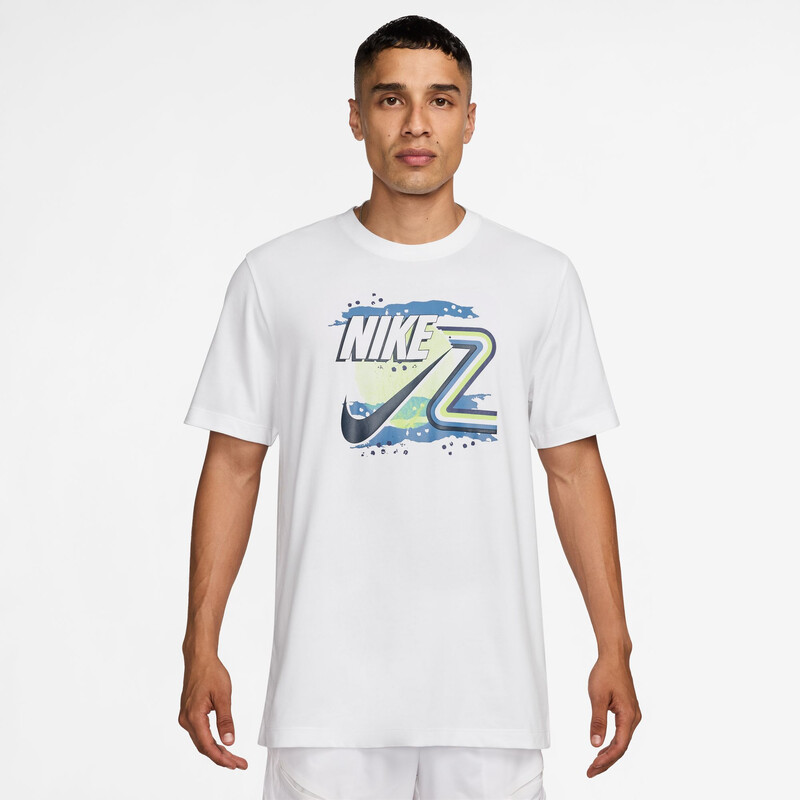 Nike Court Dri-FIT Tennis Tee (M) (White)