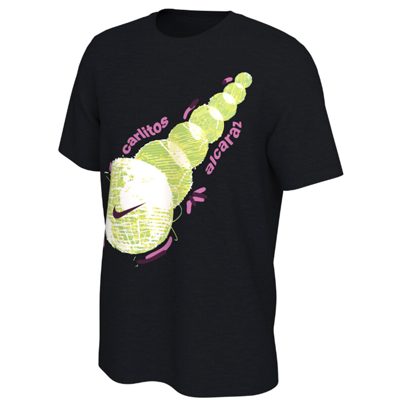 Nike Court Alcaraz US Open Tee (M) (Black)