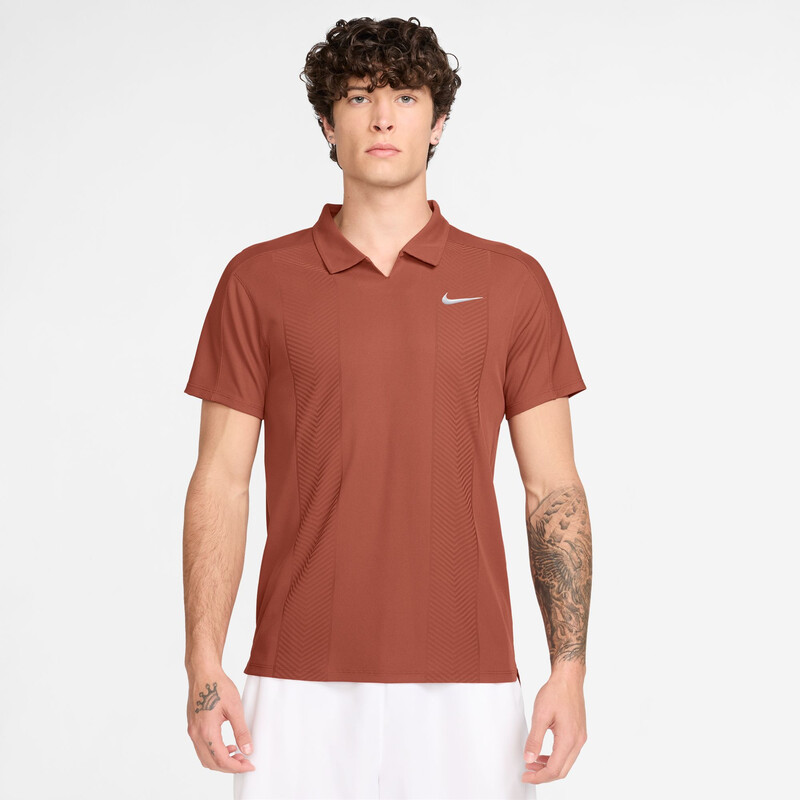 Nike Court Advantage Slam NY Polo (M) (Rugged Orange)