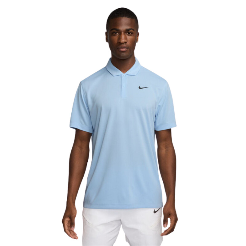 Nike Court Dri-FIT Solid Polo (M) (Celestine Blue)