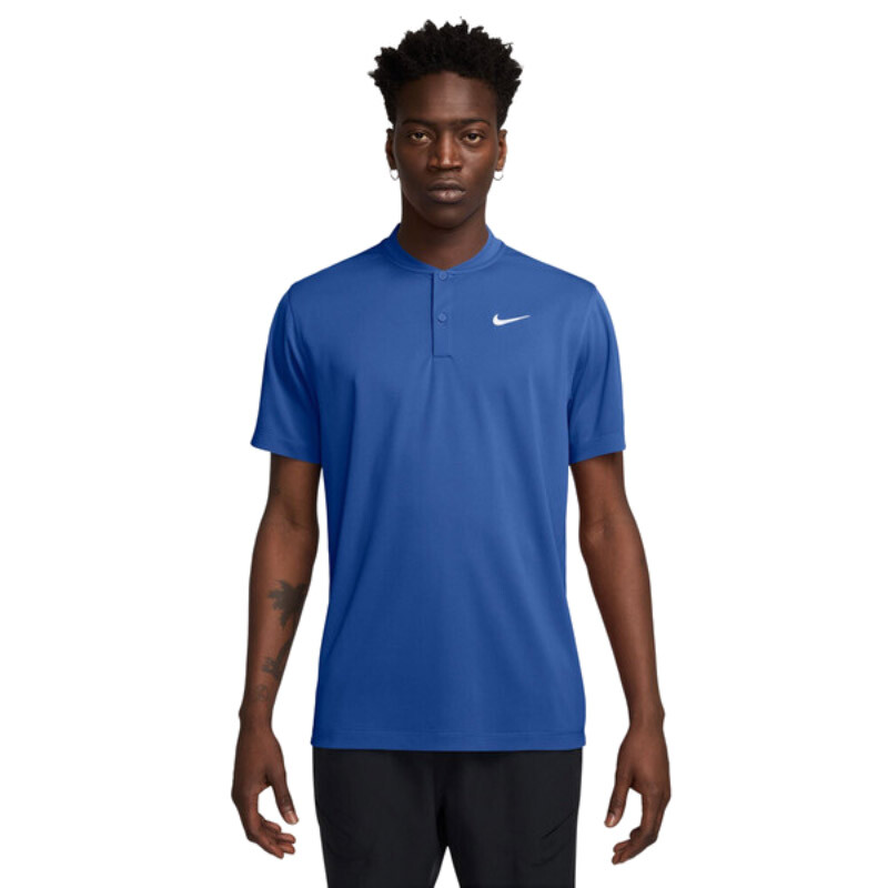 Nike Court Dri-FIT Blade Solid Polo (M) (Comet Blue)