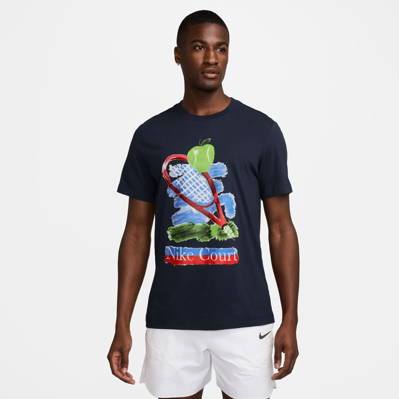 Nike Court US Open Tee (M) (Obsidian)