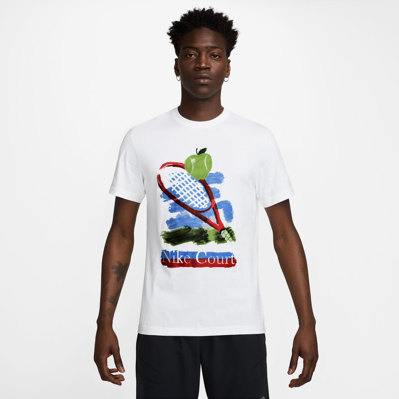 Nike Court US Open Tee (M) (White)