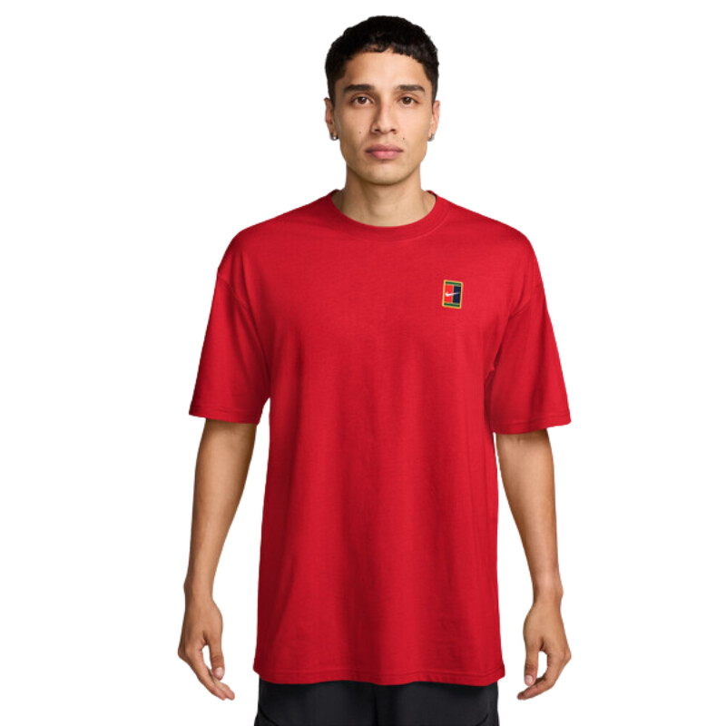Nike Court Max90 Tee (M) (Red)
