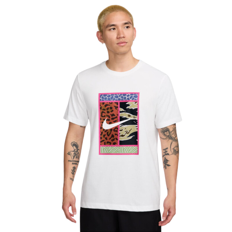 Nike Court Dri-FIT Tee (M) (White)