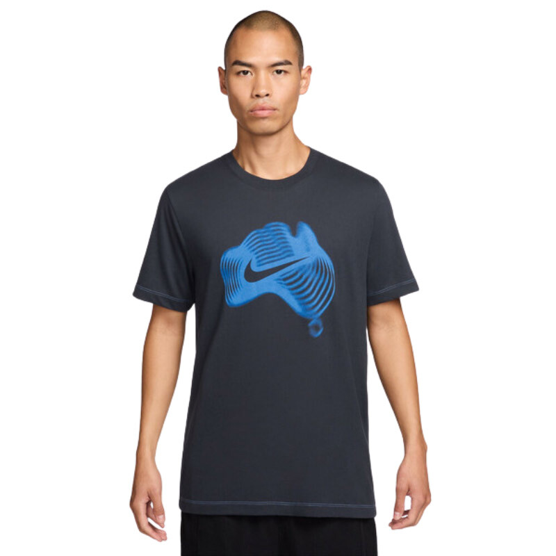 Nike Court Dri-FIT OZ Open Tee (M) (Dark Obsidian)