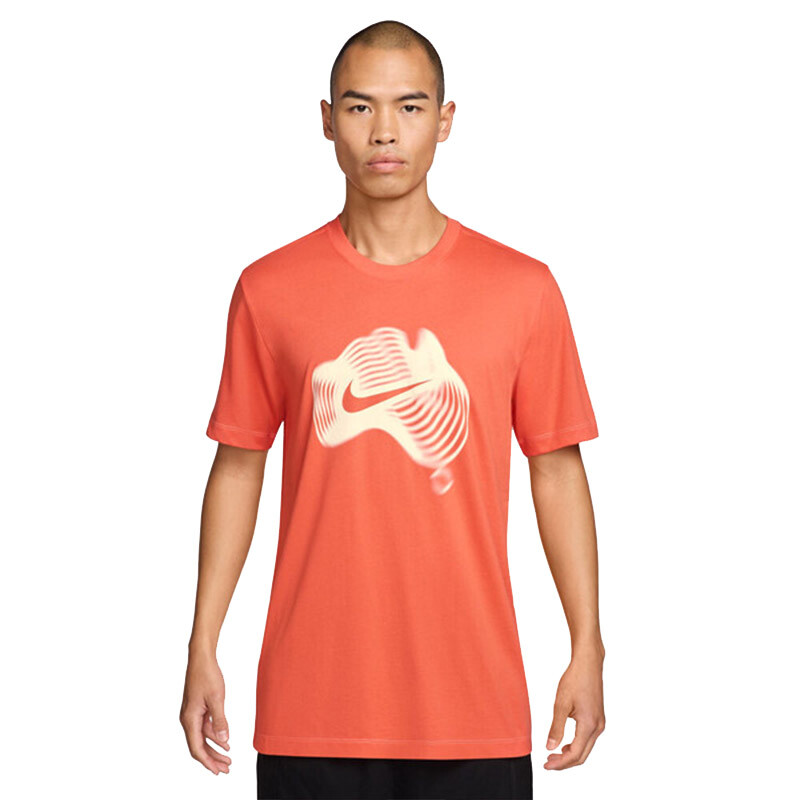 Nike Court Dri-FIT OZ Open Tee (M) (Turf Orange)