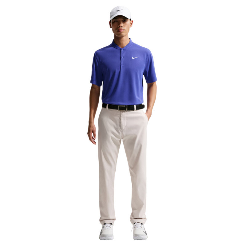 Nike Court Dri-FIT Blade Solid Polo (M) (Lapis)