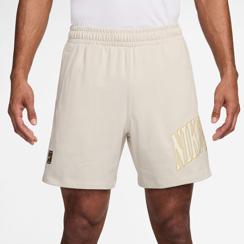 Nike Court Heritage 6" Short (M) (Light Orewood Brown)