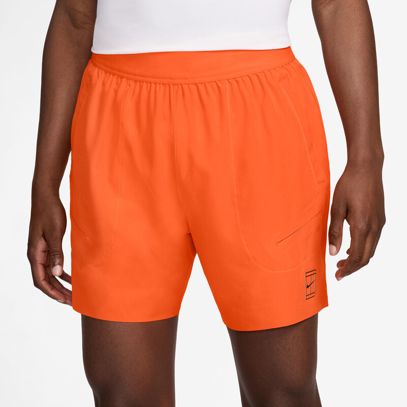 Nike Court Advantage 6" Short (M) (Orange)