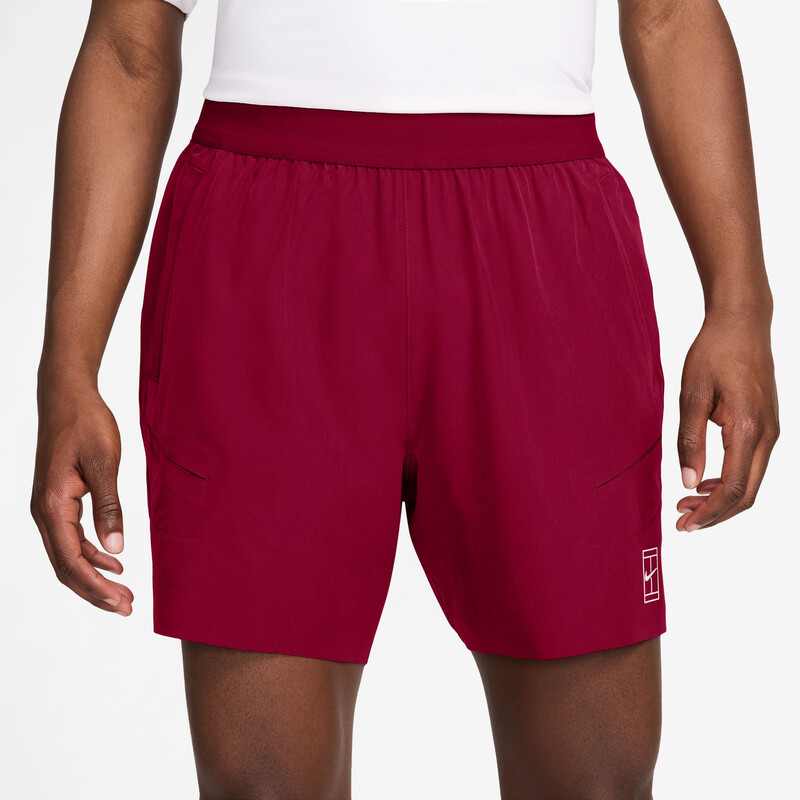 Nike Court Advantage 6" Short (M) (Red)