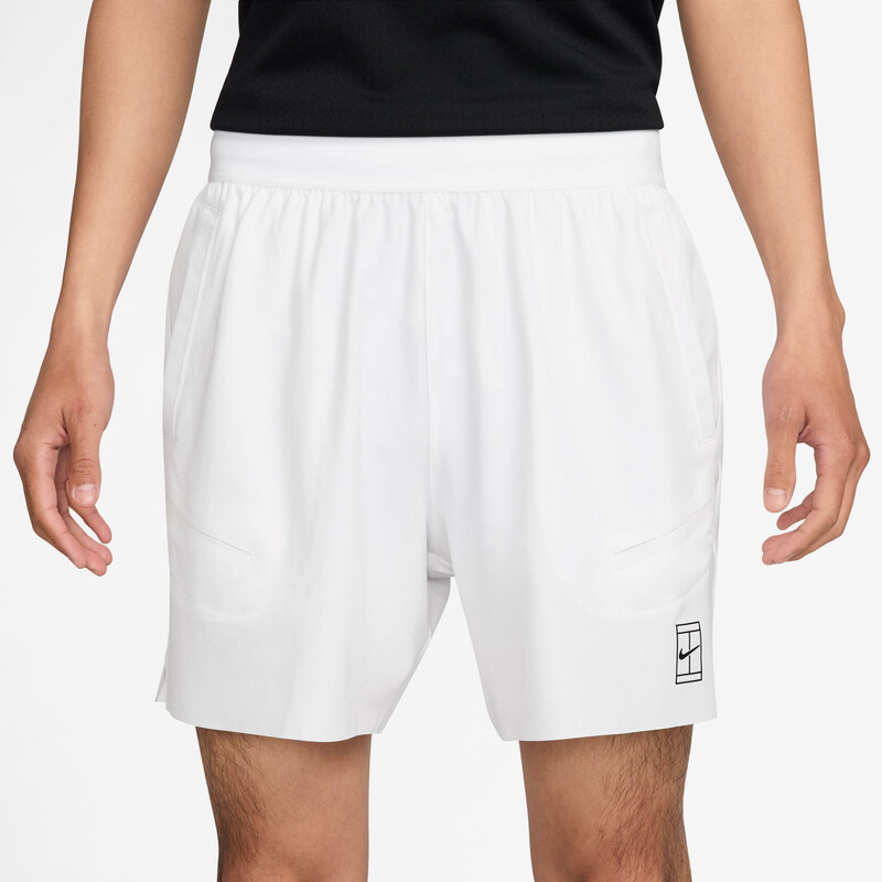 Nike Court Advantage 6" Short (M) (White)