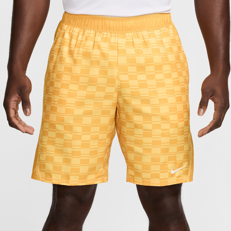 Nike Court Victory Printed 9" Short (M) (Topaz Gold)