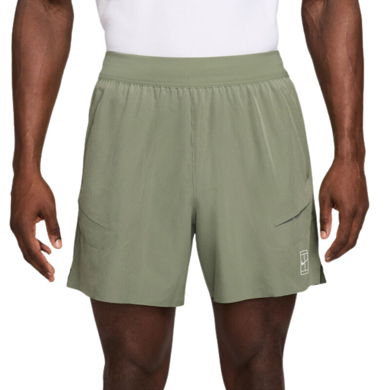 Nike Court Advantage 6" Short (M) (Oil Green)