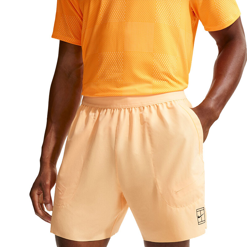 Nike Court Advantage 6" Short (M) (Tangerine Tint)